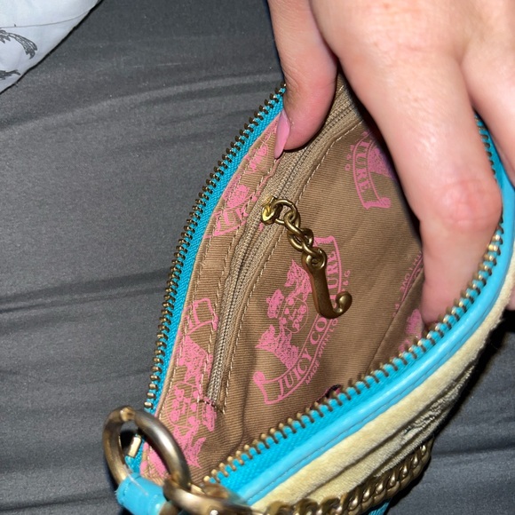 Rare vintage juicy couture blue and yellow purse - Picture 3 of 5